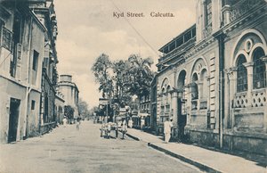 Calle Kyd, Calcuta, finales del siglo XIX - principios del siglo XX