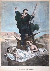 La defensa de París, Guerra Franco-Prusiana, 1870-1871 de Unbekannt