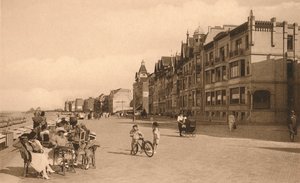 La Digue, el paseo, c1900 de Unbekannt