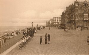La Digue, el paseo, c1900 de Unbekannt