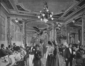 La Grande Salle Du Cafe Americain, 1900 de Unbekannt