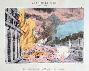 La Toma de París, 23 de mayo de 1871 de Unbekannt