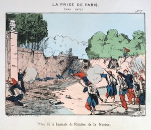 La toma de París, mayo 1871 de Unbekannt