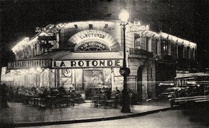 La Rotonde, Boulevard du Montparnasse, c. 1925 de Unbekannt