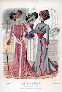 Moda femenina, finales del siglo XIX