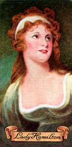 Lady Hamilton, tomada de una serie de tarjetas de cigarrillos, 1935 de Unbekannt