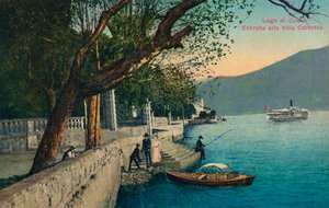 Lago de Como. Entrada a la Villa Carlotta, c. 1888 de Unbekannt