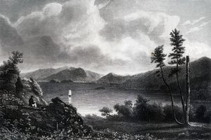 Lago George, Nueva York, 1855 de Unbekannt