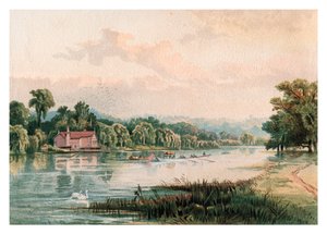 Lago en Virginia Water de Unbekannt