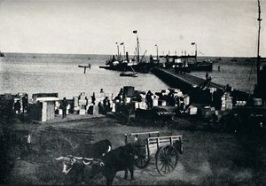 Lugar de desembarco, Punta Arenas, 1911 de Unbekannt