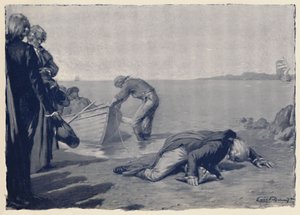 Desembarco de Paoli en suelo corso, finales del siglo XVIII, 1896