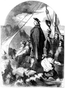 Desembarco del Caballero de St George en Escocia de Unbekannt