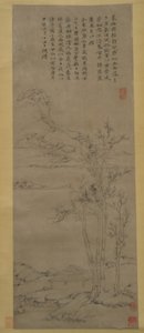 Paisaje, fechado en 1374 de Unbekannt