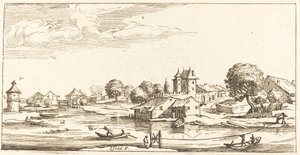 Paisaje, en o después de 1635 de Unbekannt