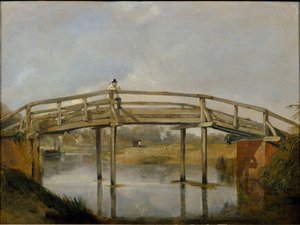 Paisaje con un Río y un Puente