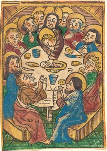 Última Cena, c. 1490 de Unbekannt