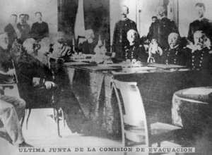 Última reunión de la comisión de evacuación, 1898, 1920s de Unbekannt