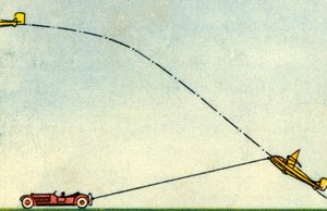 Lanzamiento de un planeador, 1932