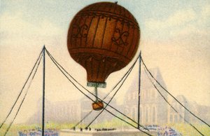 Lanzamiento del globo de los hermanos Montgolfier, junio de 1783, 1932 de Unbekannt