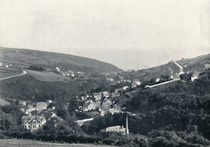 Laxey - Vista general, 1895 de Unbekannt