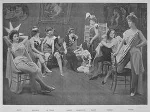 El Foyer de los Artistas, 1900 de Unbekannt