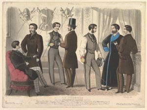 Le Progrès, para el Boletín de Moda, Nueva York, No. 110, de Modes de Paris de Unbekannt