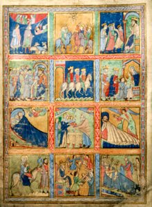 Hoja para un Salterio, Canterbury Christ Church, c1155-1160 de Unbekannt