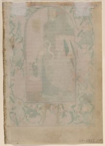 Hoja de un Libro de Horas: Verso en blanco, 1470s de Unbekannt