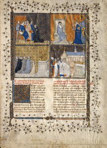Hoja de un manuscrito de Valerius Maximus, francesa, ca. 1380-90