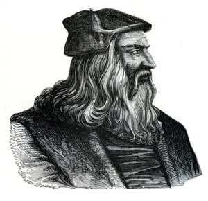 Leonardo da Vinci, siglo XVI, 1870 de Unbekannt