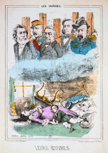 Los infames, Comuna de París, abril de 1871 de Unbekannt