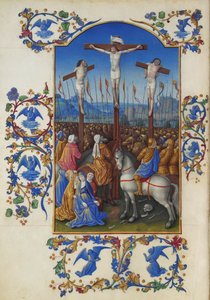 Las muy ricas horas del duque de Berry, Folio 152v - La crucifixión de Unbekannt