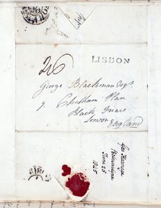 Carta del Capitán J. L. Blackman, Guardias Coldstream de Unbekannt