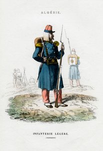 Infantería ligera, Ejército Francés en Argelia de Unbekannt