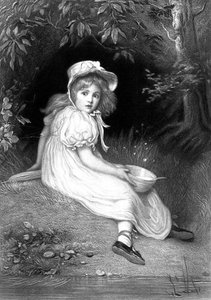 La pequeña Miss Muffet, siglo XIX
