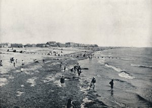Littlehampton - Chapoteando en marea baja, 1895 de Unbekannt