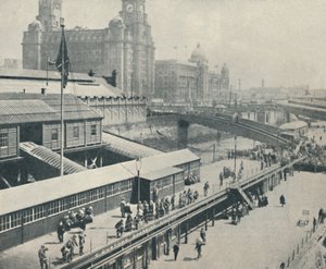 El Muelle de Liverpool es uno de los frentes fluviales más interesantes de Gran Bretaña, 1937 de Unbekannt