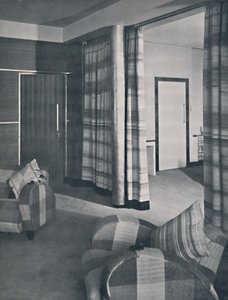 Sala de estar en una casa de Londres, diseñada por Raymond McGrath, A.R.I.B.A., 1936 de Unbekannt