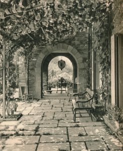 Terraza viviente, Casa de campo del Sr. W. Griffin Gribbel, Chestnut Hill, Filadelfia, c. 1928 de Unbekannt