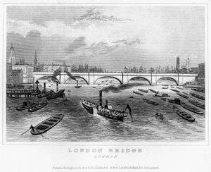 Puente de Londres, siglo XIX de Unbekannt