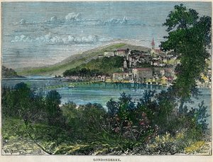 Londonderry, Ulster, Irlanda, c1880