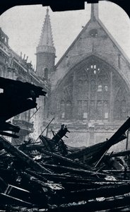Guildhall de Londres después del incendio del 29 de diciembre de 1940 de Unbekannt