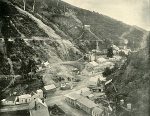Mina de oro Long Tunnel, Walhalla, 1901 de Unbekannt