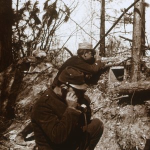 Puesto de observación, Bois-le-Prêtre, norte de Francia, c1914-c1915 de Unbekannt