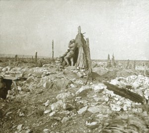 Puesto de observación, Fuerte Vaux, norte de Francia, c. 1914-c. 1918 de Unbekannt