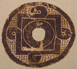 Rondel anudado de una manta o cubierta, siglos III-IV de Unbekannt
