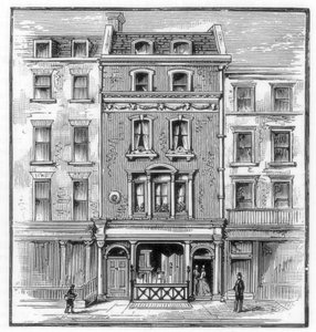 Lugar de nacimiento de Lord Byron, Holles Street, Cavendish Square, Londres de Unbekannt