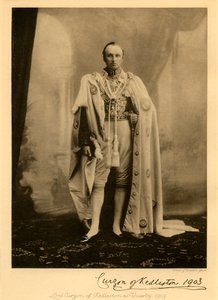 Lord Curzon de Kedleston como Virrey, 1903, 1925