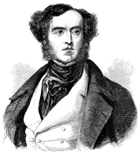 Lord George Bentinck, 1802-1848, siglo XIX de Unbekannt