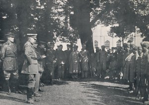 Lord Kitchener dirigiéndose a pacientes indios, 20 de julio de 1915, 1939 de Unbekannt